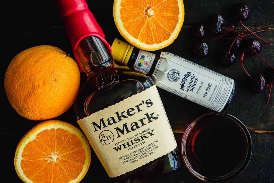 Maple Bourbon Cocktail Ingredients