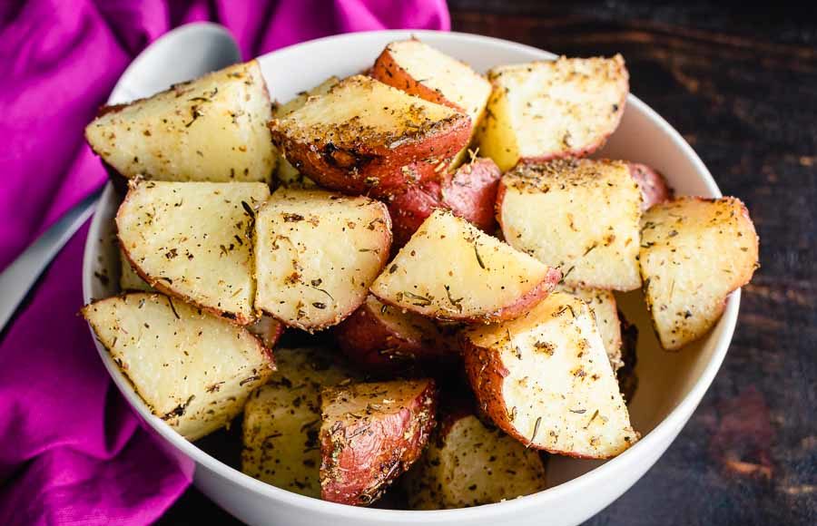 Simple Tuscan Oven Roasted Red Potatoes