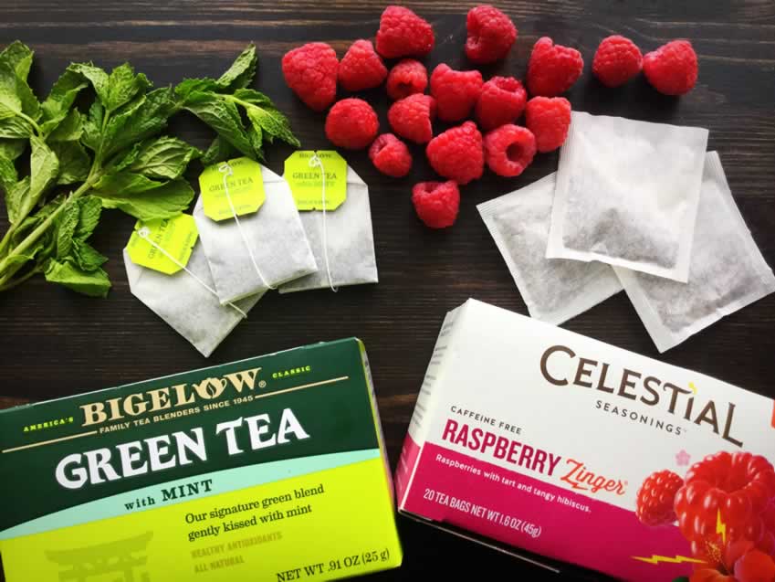 Iced Raspberry Mint Green Tea Ingredients