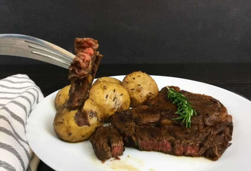 Tuscan-Style Grilled Ribeye Steak