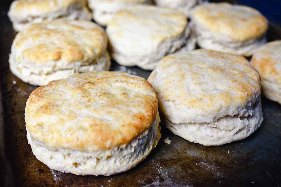 Homemade biscuits, the perfect side to a hearty soup or stew