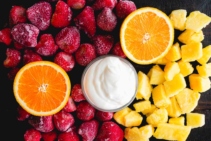 Strawberry Pineapple Smoothie Ingredients