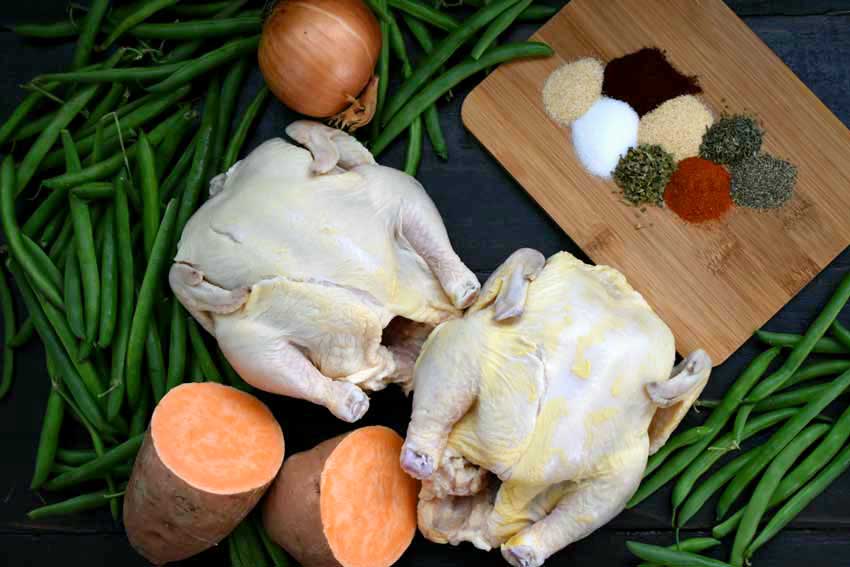 Slow Cooker Creole Cornish Hens Ingredients
