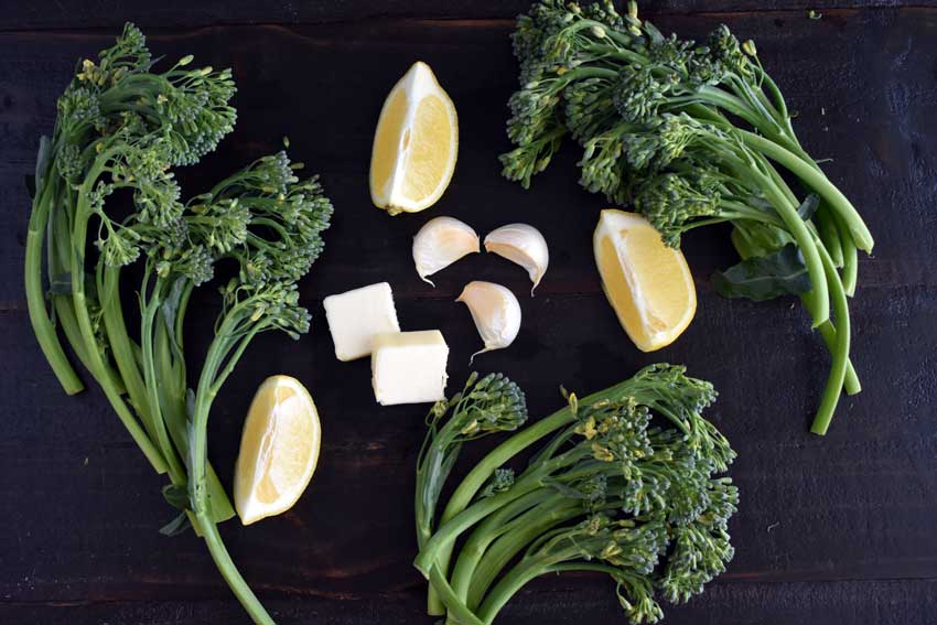 Garlic Butter Sauteed Broccolini Ingredients