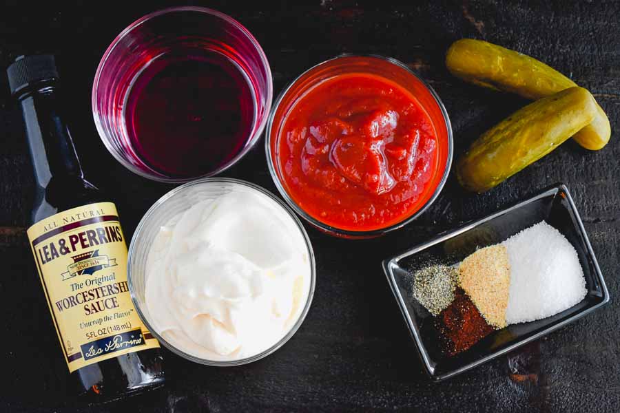 Homemade Russian Dressing Ingredients