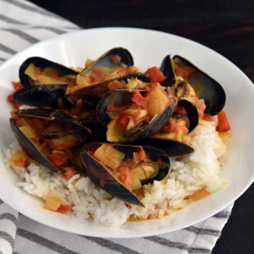 Tanzanian Style Mussel Curry