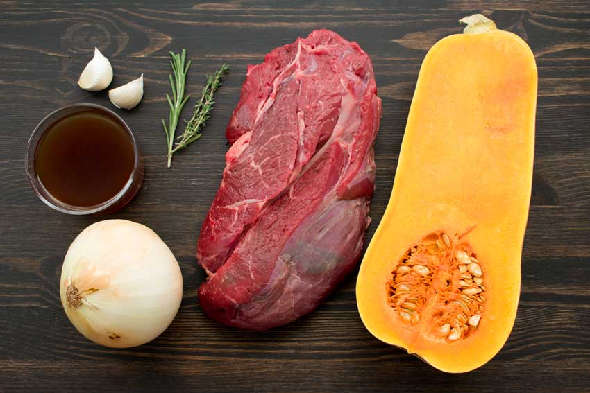 Beef and Butternut Squash Stew Ingredients