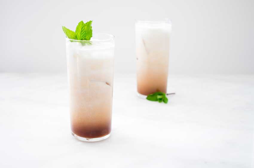 Hibiscus Vanilla Thai-styled Ice Tea