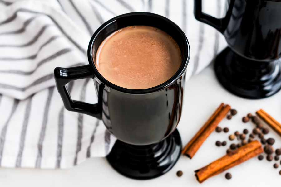 Peruvian Hot Chocolate Infused with Cinnamon and Allspice