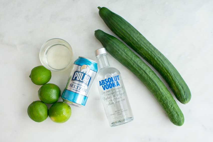 Cucumber Vodka Soda Ingredients