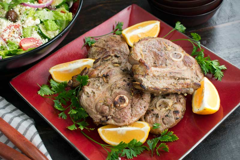 Greek Style Grilled Lamb Chops