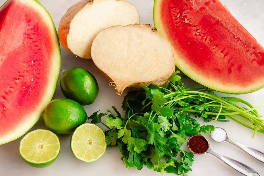 Mexican Watermelon Salad Ingredients