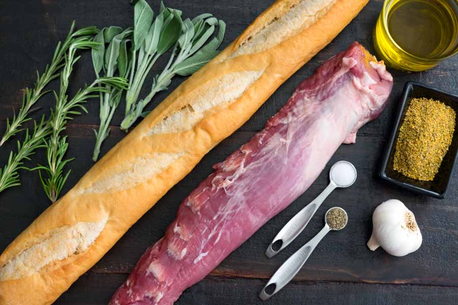 Tuscan Roasted Pork Ingredients