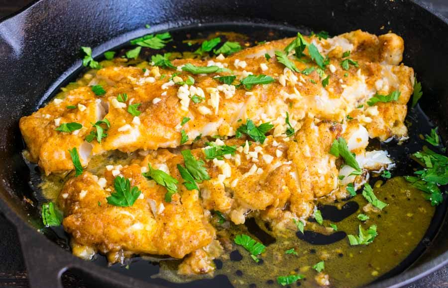 Mediterranean Baked Cod Recipe with Lemon and Garlic