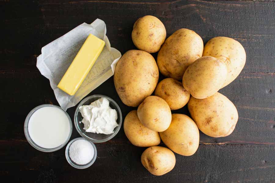 Make Ahead Mashed Potatoes Ingredients