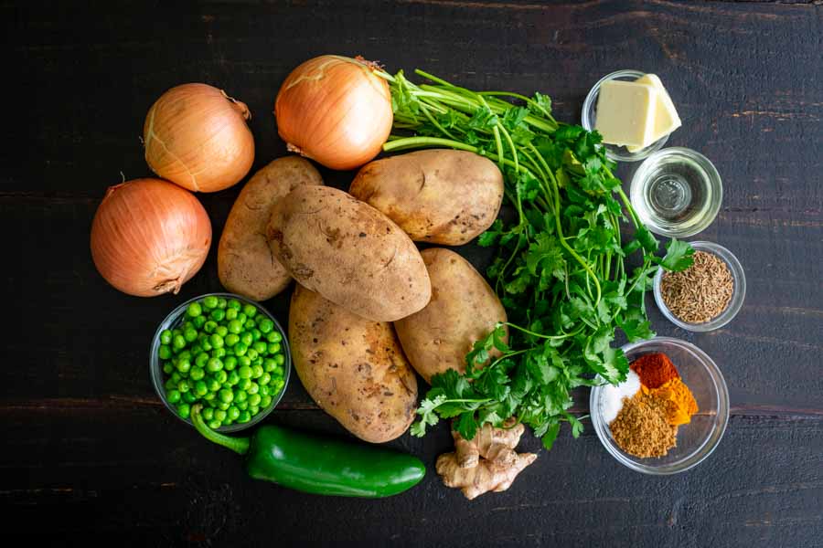 Samosa Potatoes Ingredients