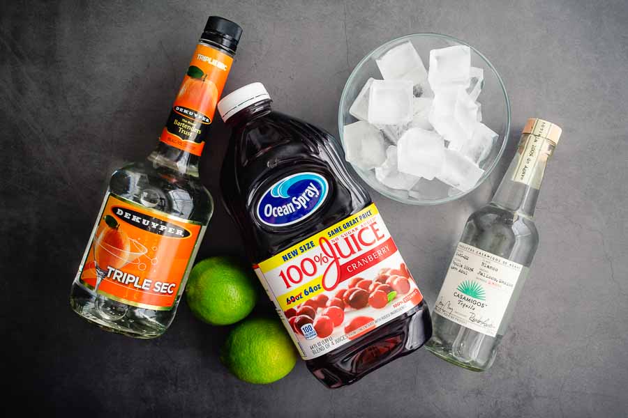 Cranberry Margarita Ingredients