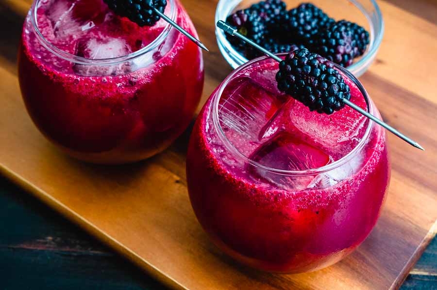 Blackberry Coulis Cocktail