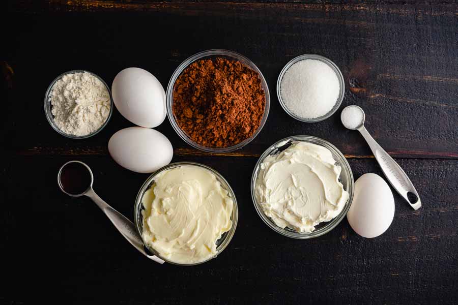 Cream Cheese Brownies Ingredients