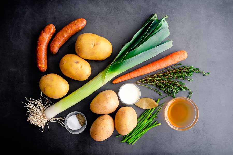 Easy Potato Leek Soup Ingredients
