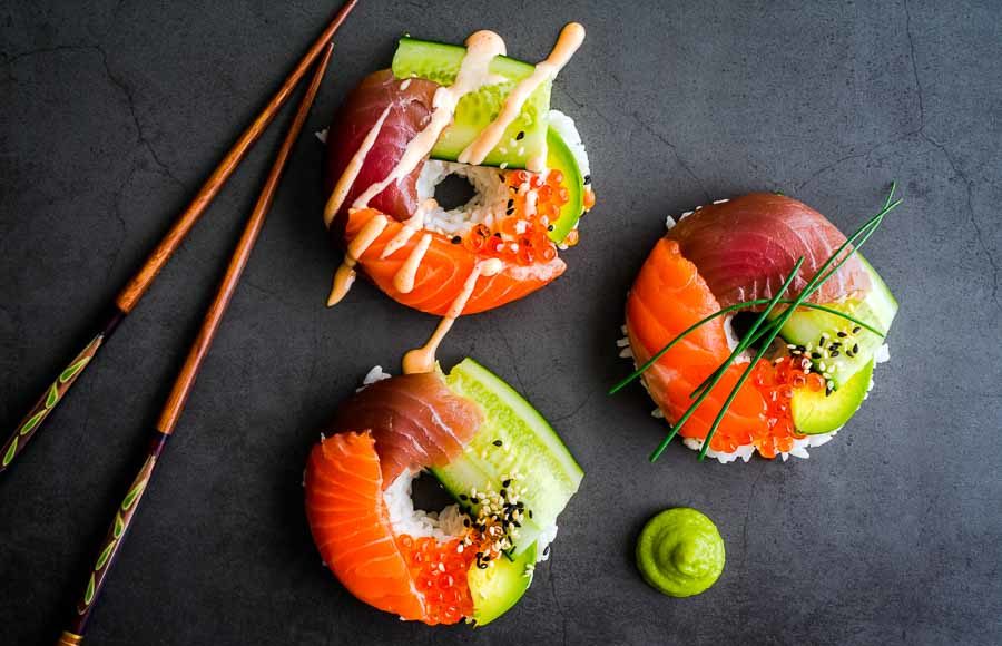 Easy Sushi Donuts