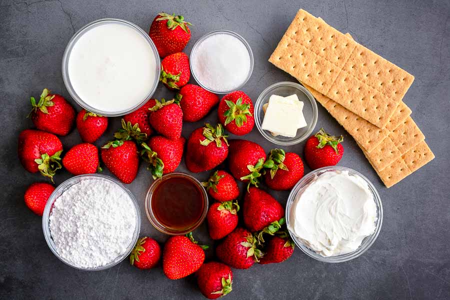 Strawberry Cheesecake Mousse Ingredients