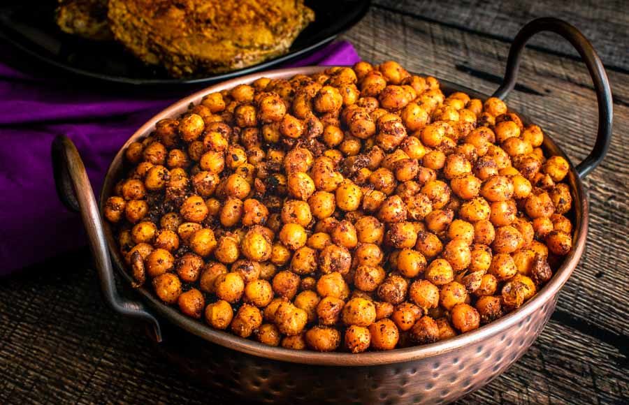 Sumac and Spice Roasted Chickpeas
