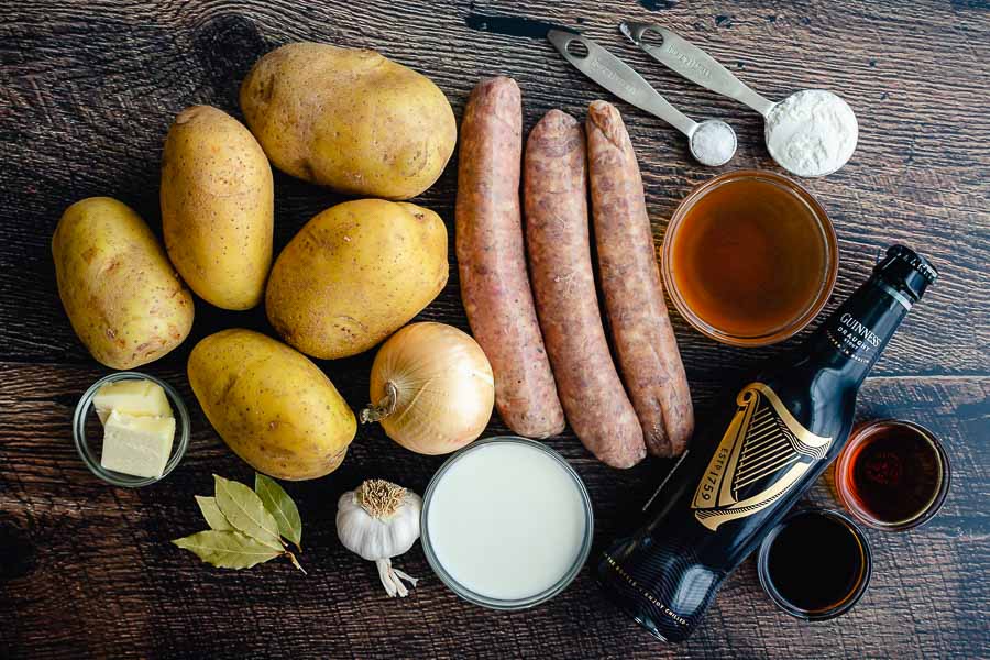 Bangers and Mash (Deconstructed) Ingredients