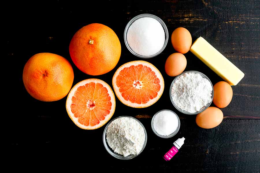 Grapefruit Bars Ingredients