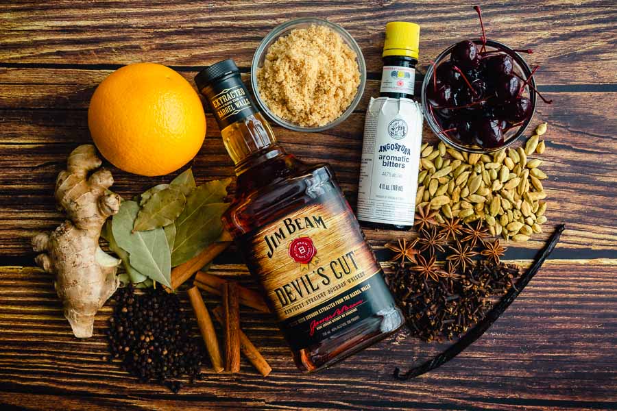 Spiced Old Fashioned Ingredients