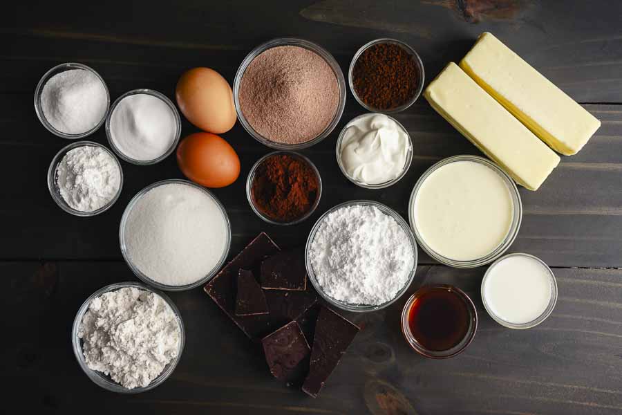 Hot Cocoa Cupcakes Ingredients