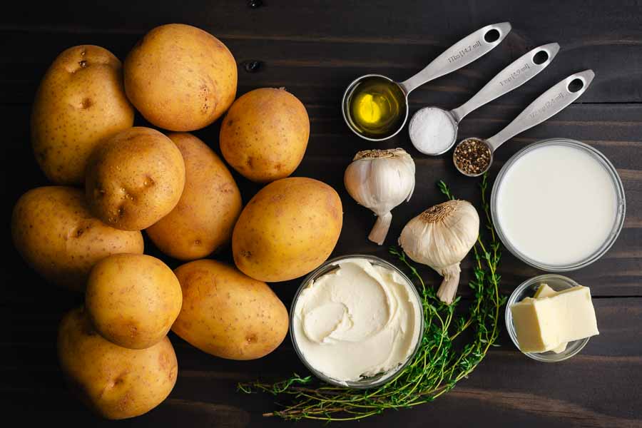 Roasted Garlic Mascarpone Mashed Potatoes Ingredients