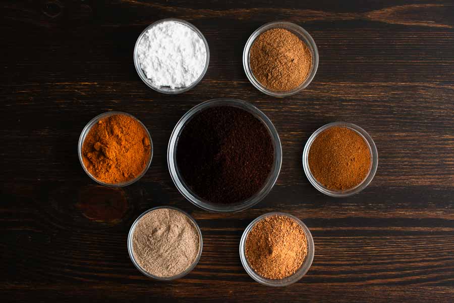Spiced Christmas Coffee Ingredients