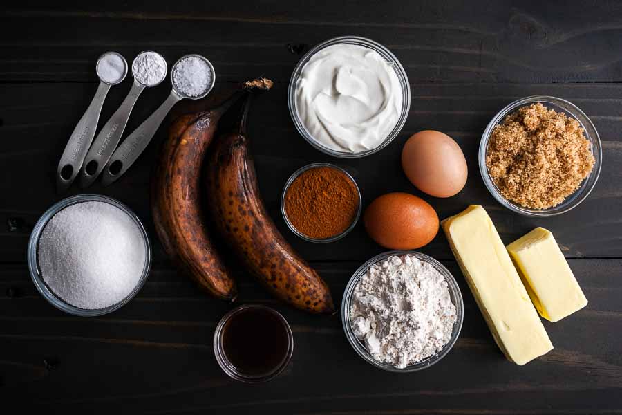 Banana Cinnamon Muffins Ingredients