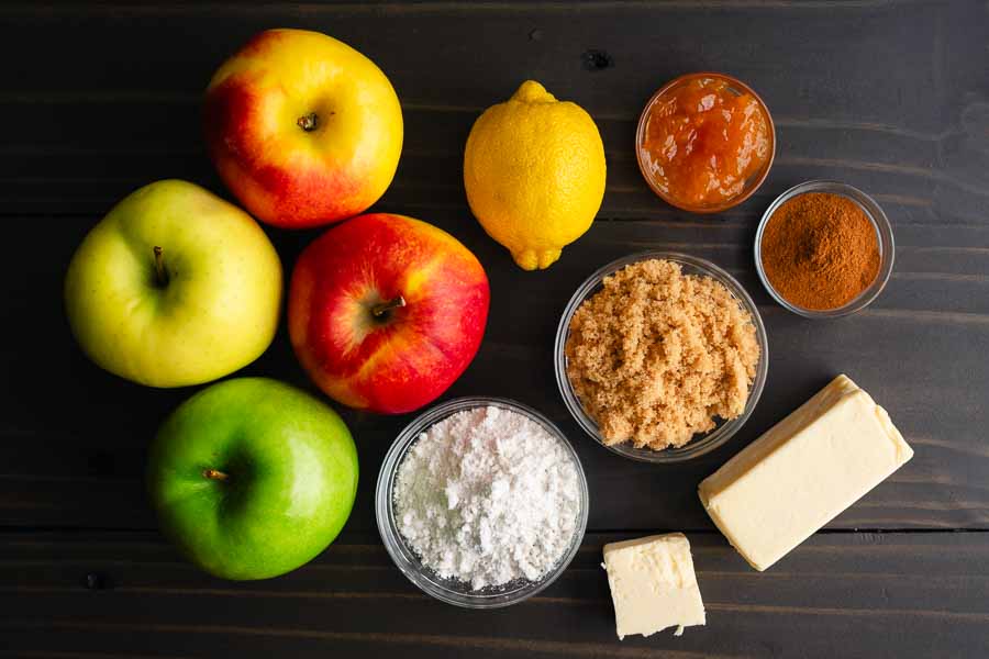 Vegan Apple Tart Ingredients