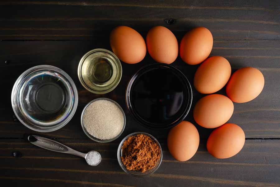 Soy Sauce Eggs Ingredients